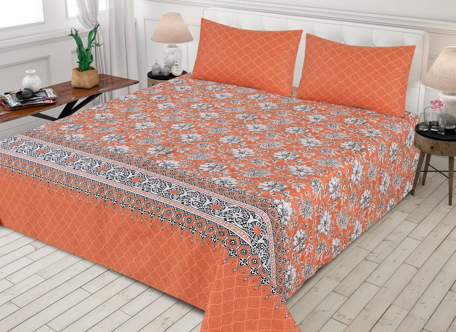 3 Pcs Bed sheet N-31