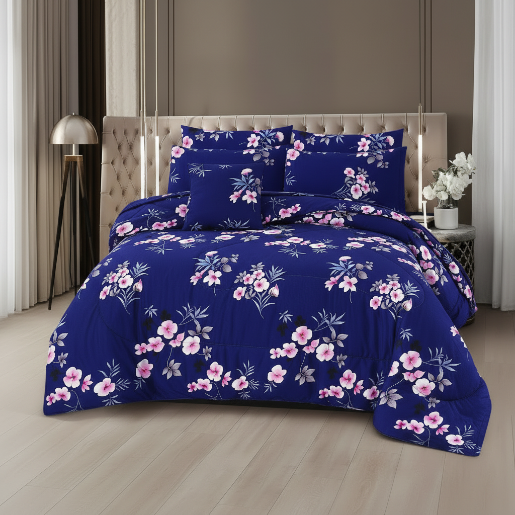 Royal Blue Cherry Blossom - Extra Straight