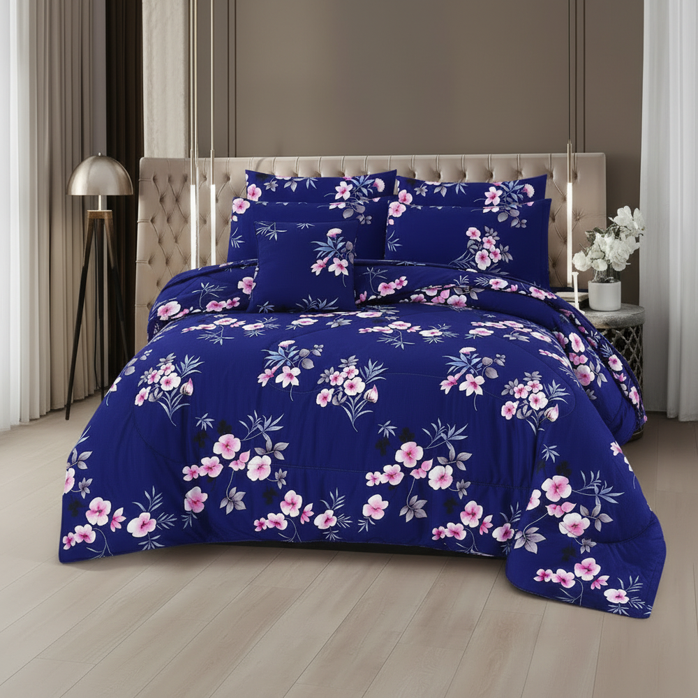 Royal Blue Cherry Blossom - Extra Straight